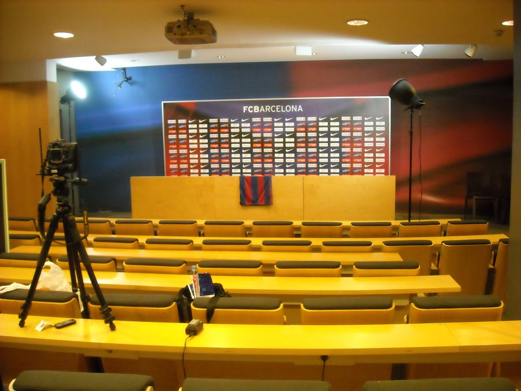 Зал прессы Камп Ноу: Экскурсия по стадиону ФК "Барселона" / Фото: daniel0685 (Flickr / C.C.)