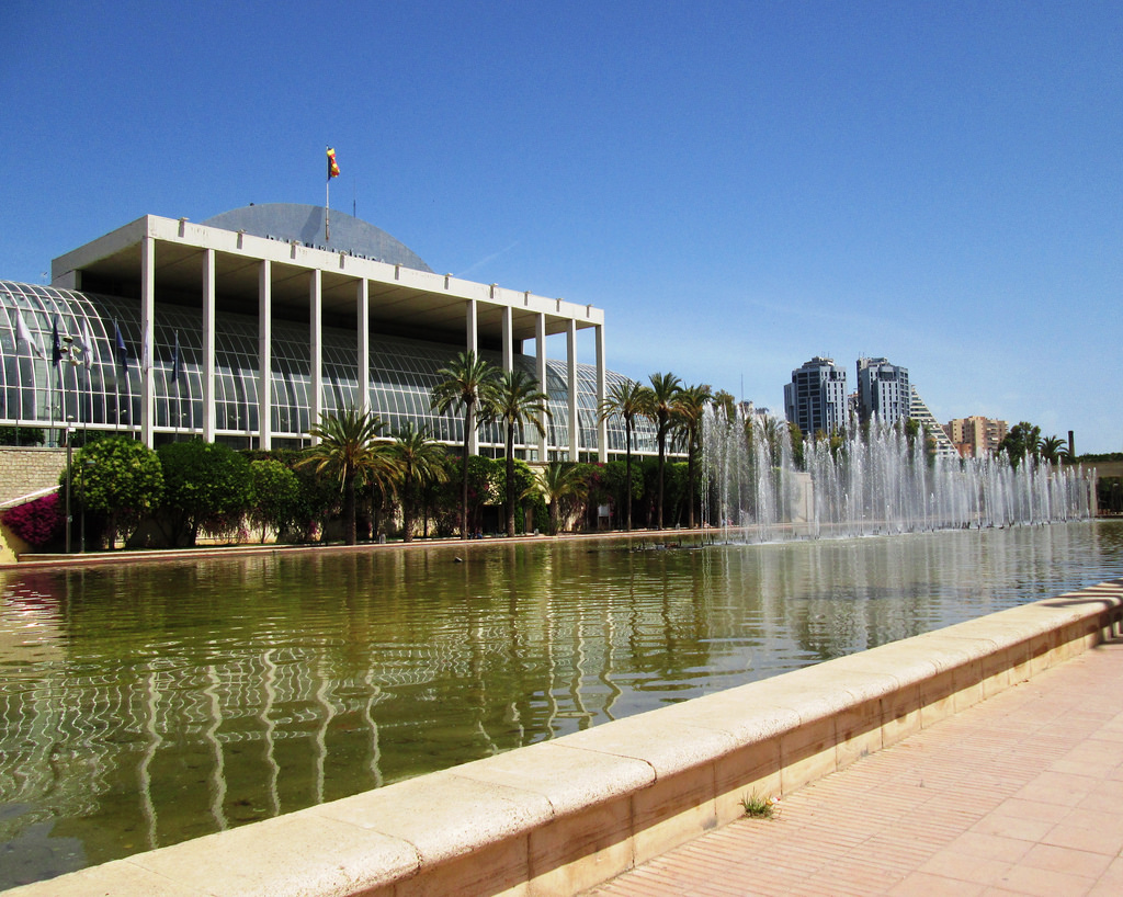Сад Турия y Дворца Музыки в Валенсии / Фото: Leimenide (Flickr / C.C.)